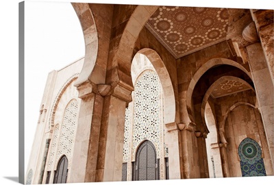 Interior of Hassan II Mosque, Casablanca, Morocco, Africa