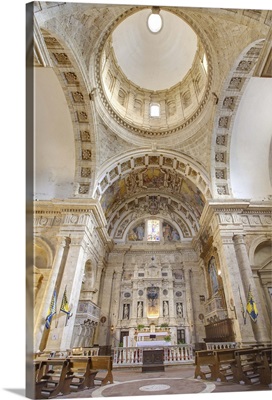 Interior of the church of San Biagio, Montepulciuano, Tuscany, Italy