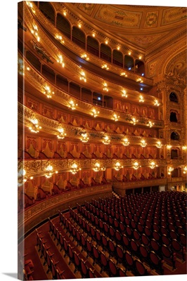 Interior view of Teatro Colon and its Concert Hall, Buenos Aires, Argentina