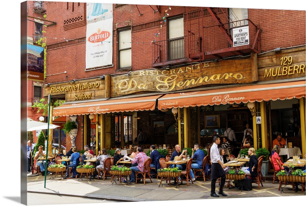 Italian restaurant in Little Italy, Manhattan, New York City, United States of America, North America