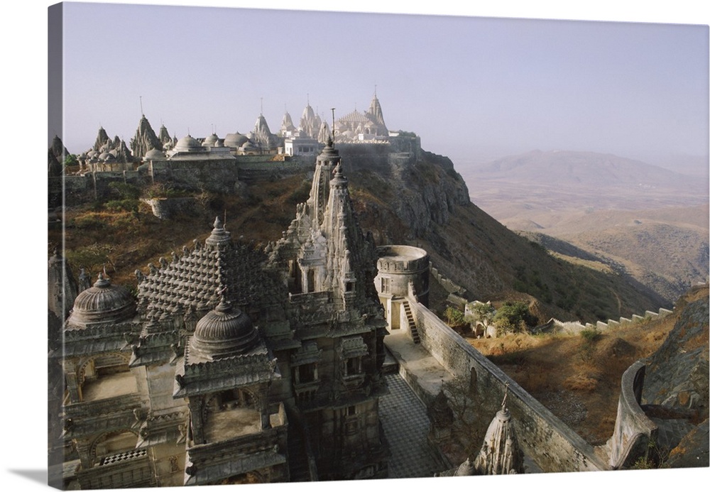 Jain Holy Hill and Temple complex, Mount Girnar, Junagadh (Junagarh), Gujarat, India
