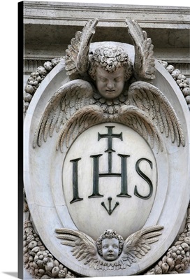 Jesus monogram, Rome, Lazio, Italy