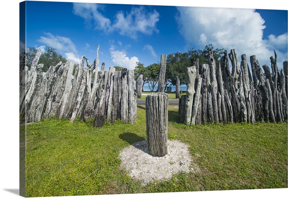 Karnak tribal compund, Saint Joseph, Ouvea, Loyalty Islands, New Caledonia