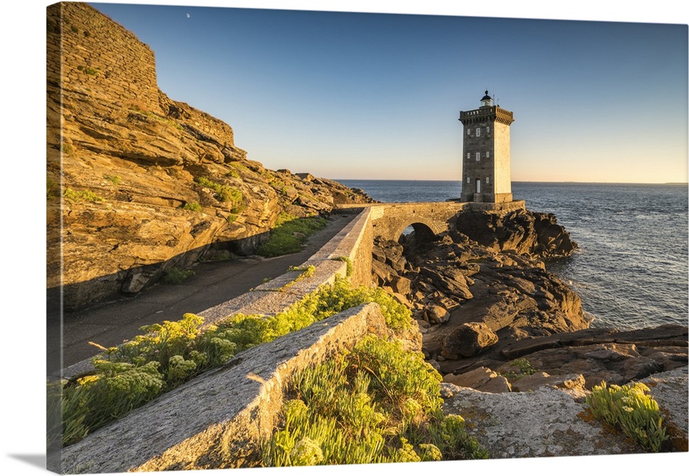 Kermorvan lighthouse, Le Conquet, Finistere, Brittany, France