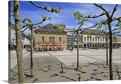 Kleiner Markt Square, Saarlouis, Saarland, Germany