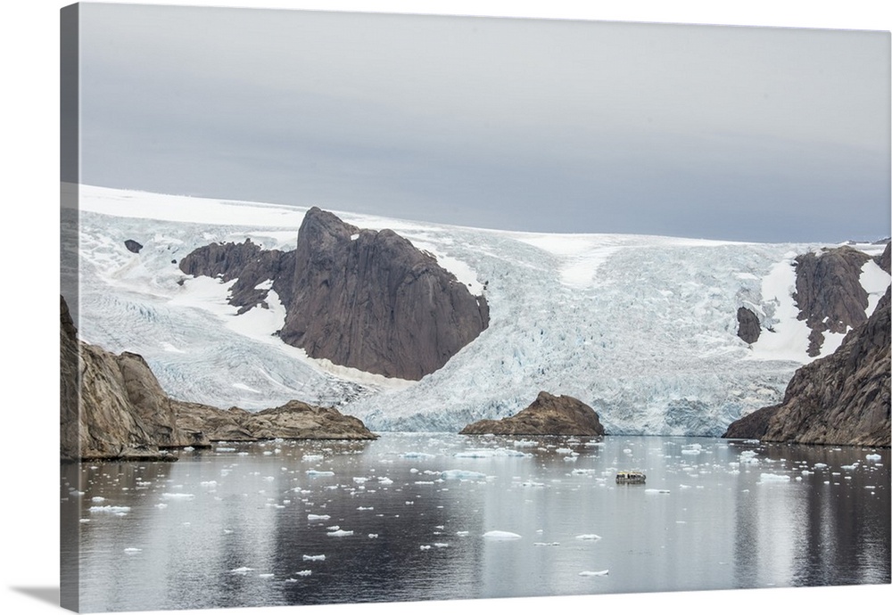 Kujatdeleq Glacier, Prins Christian Sund, southern Greenland, Polar Regions