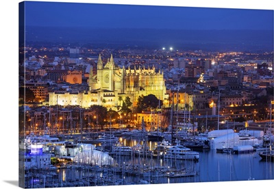 La Seu Cathedral, Palma De Mallorca, Majorca, Balearic Islands, Spain, Mediterranean