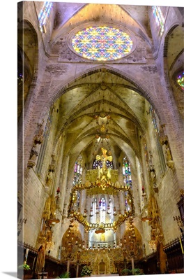 La Seu, the Cathedral of Santa Maria of Palma, Majorca, Balearic Islands, Spain