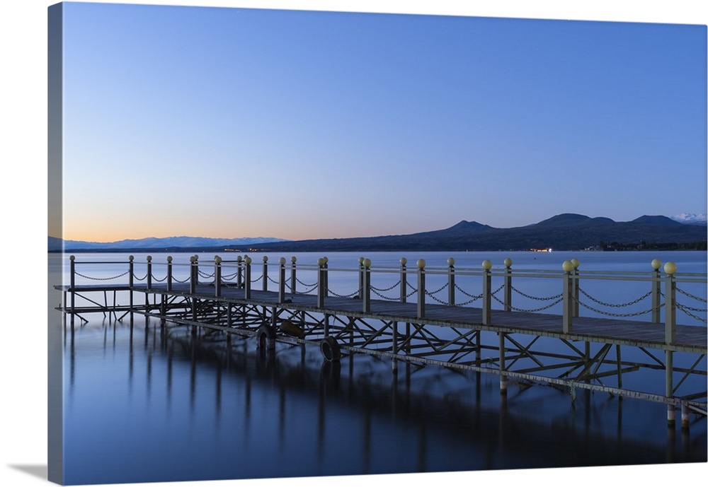 Lake Sevan, early morning, freshwater high-altitude lake, Gegharkunik Province, Armenia, Caucasus