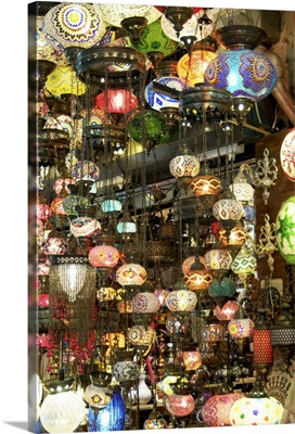 Lamps, Grand Bazaar, Istanbul, Turkey