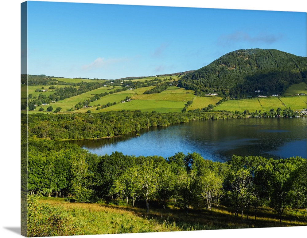 Landscape of Loch Ness, Drumnadrochit, Highlands, Scotland, United Kingdom, Europe