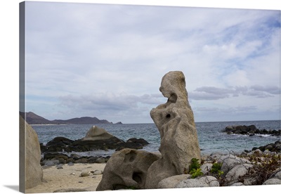 Las Serenitas, wind and wave erosion sculptures, Cabo Pulmo, Baja California, Mexico