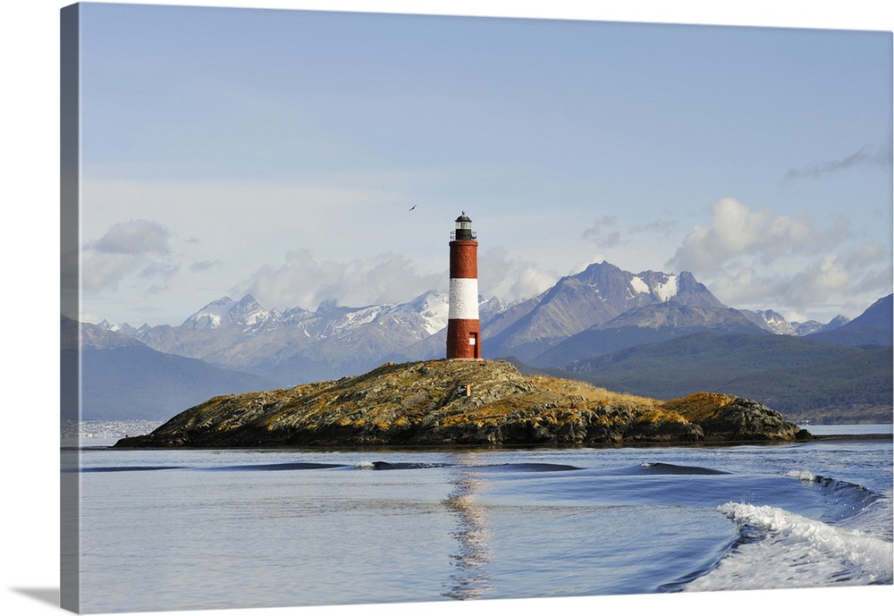 Les Eclaireurs Lighthouse, Beagle Channel, Ushuaia, Tierra del Fuego, Patagonia, Argentina, South America