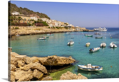 Levanzo Island, Cala Dogana, Aegadian Islands, Province Of Trapani, Sicily, Italy