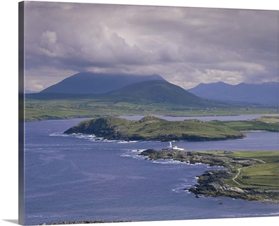 Lighthouse, Beginish Island, County Kerry, Munster, Republic of Ireland