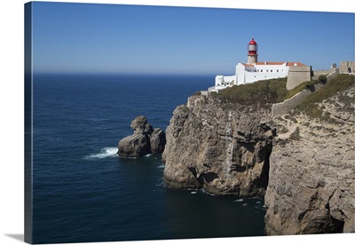 Lighthouse, Cape San Vicente, Sagres, Algarve, Portugal
