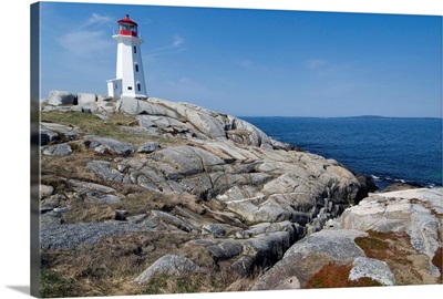 Lighthouse, Peggy's Cove, Nova Scotia, Canada, North America