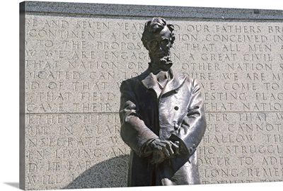 Lincoln statue at Nebraska State Capitol, Lincoln, Nebraska, USA