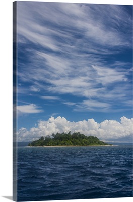 Little island off the coast of Rabaul, East New Britain, Papua New Guinea