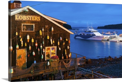 Lobster restaurant, Bar Harbor, Mount Desert Island, Maine, New England