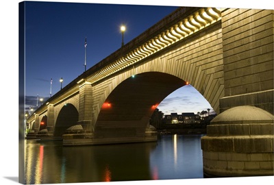 London Bridge in the late evening, Havasu, Arizona