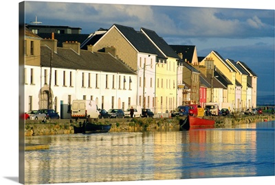 Long Walk view of Claddagh Quay, Galway Town, Co Galway, Ireland