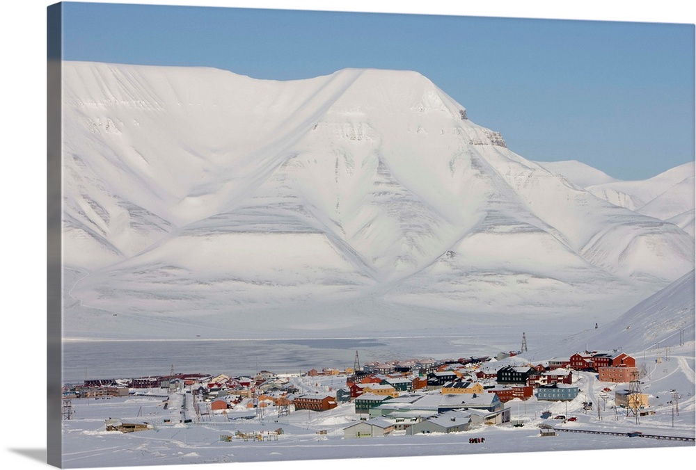 Longyearbyen, Svalbard, Spitzbergen, Arctic, Norway, Scandinavia
