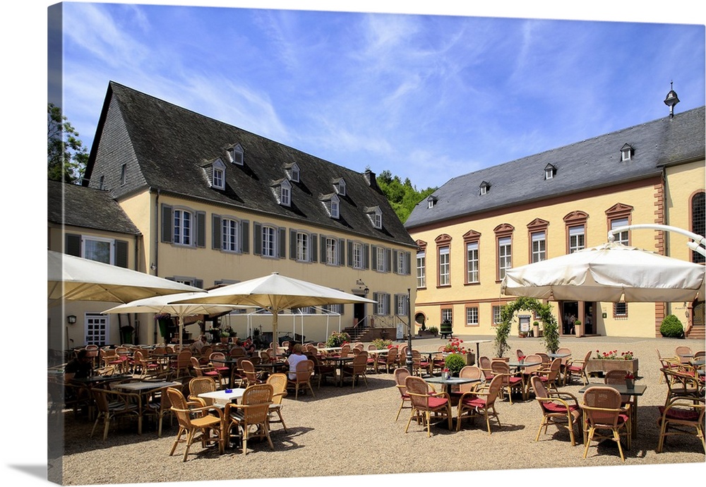 Machern Monastery near Zeltingen, Moselle Valley, Rhineland-Palatinate, Germany