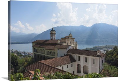 Madonna del Sasso, Monastery, Orselina, Locarno, Lake Maggiore, Ticino, Switzerland