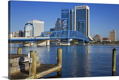 Main Street Bridge and skyline, Jacksonville, Florida