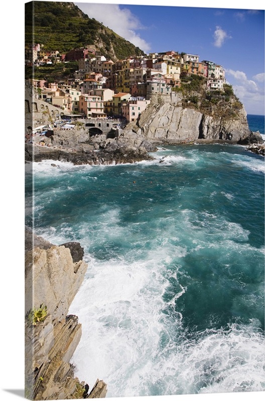 Cinque Terre - Blue Path Vernazza - Corniglia Stock Image - Image of medieval, a