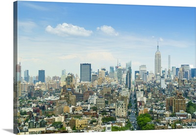 Manhattan skyline with the Empire State Building, New York City