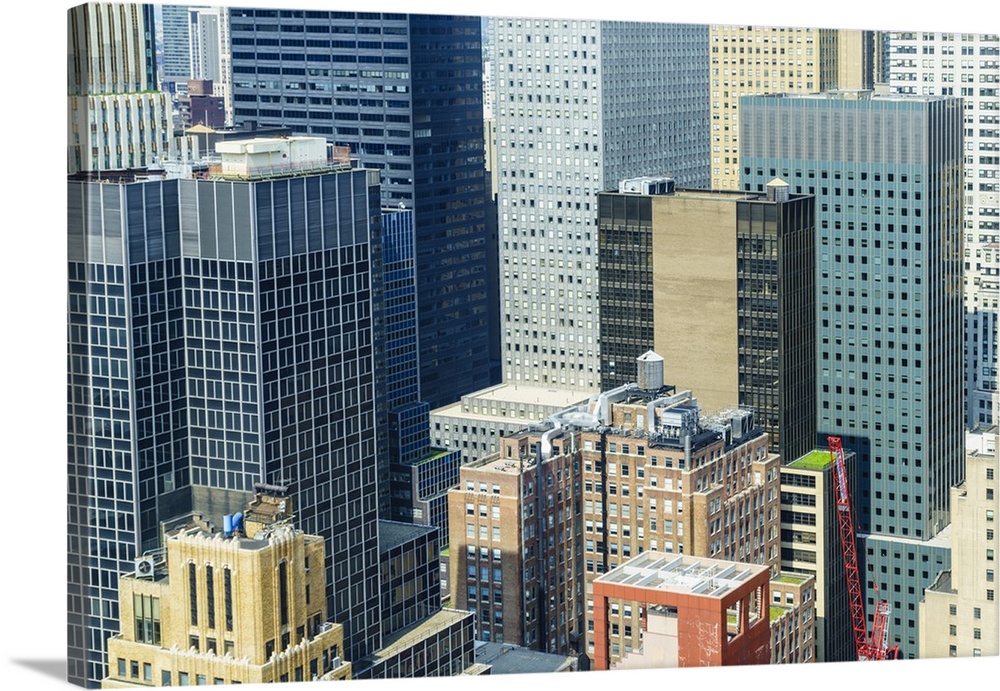 Manhattan skyscrapers, New York City, United States of America, North America