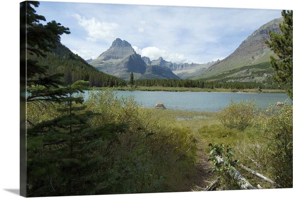Many Glaciers, Glacier National Park, Montana Wall Art, Canvas Prints