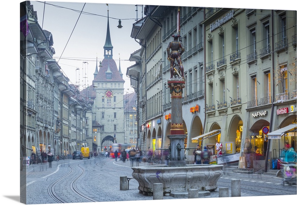 Marktgasse, Bern, Jungfrau region, Bernese Oberland, Swiss Alps, Switzerland, Europe