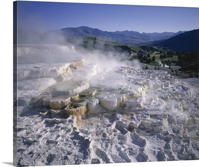 Minerva Spring, Mammoth Hot Springs, Yellowstone National Park, Wyoming