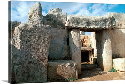 Mna Jora (Mnajdra) temple, UNESCO World Heritage Site, Malta, Mediterranean, Europe