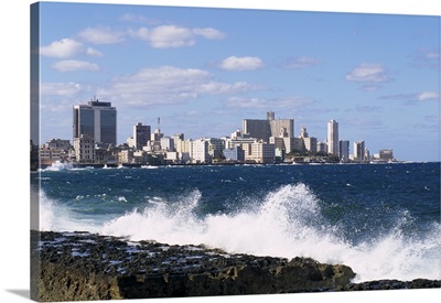 Modern quarter of Vedado, Havana, Cuba, West Indies, Central America