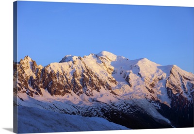 Mont Blanc, 4810m, Chamonix, Haute Savoie, Rhone Alpes, French Alps, France