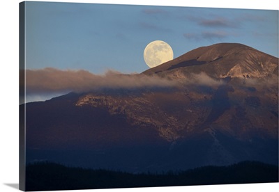 Monte Cucco At Sunset, Gubbio, Umbria, Italy