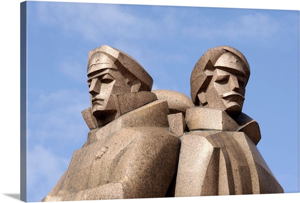 Monument To The Latvian Riflemen Riga Latvia Baltic States Europe - 