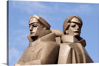 Monument to the Latvian Riflemen, Riga, Latvia, Baltic States, Europe