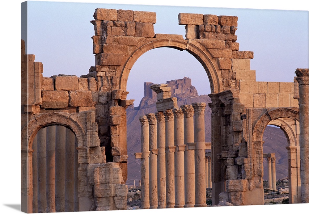 Monumental arch, Palmyra, UNESCO World Heritage Site, Syria, Middle East