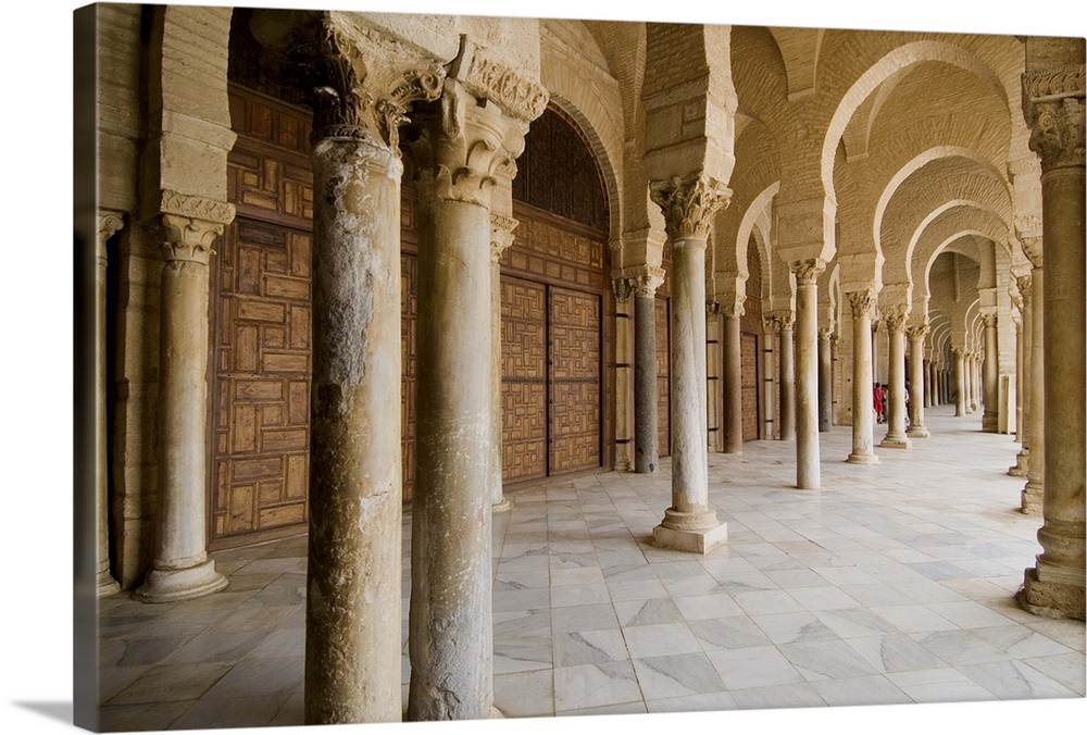 Mosque Okba (the Great Mosque), Kairouan, Tunisia, North Africa, Africa