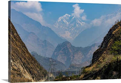 Mount Annapurna, 8091m, Gandaki Province, Himalayas, Nepal, Asia