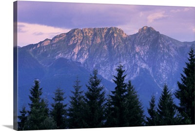 Mount Giewont and Zakopane, Tatra mountains, Poland