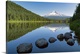 image thumbnail of Mount Hood, part of the Cascade Range, perfectly reflected in the still waters of Trillium Lake, Oregon
