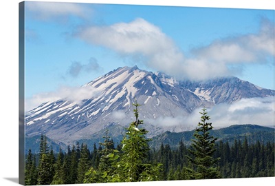 Mount St. Helens, part of the Cascade Range Northwest region, Washington State