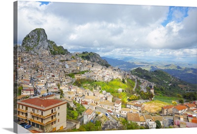 Mountain Village Of Caltabellotta, Sicily, Italy
