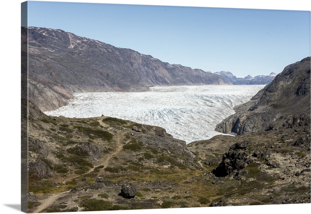 Narsarsuaq Sermia, Narsarsuaq, southern Greenland, Polar Regions